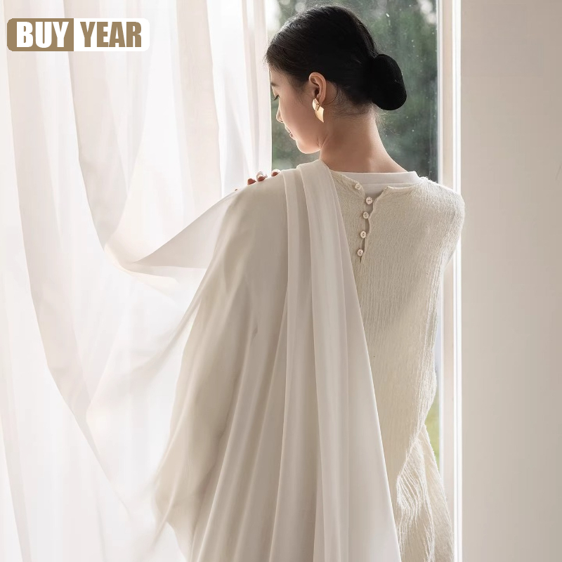 Home Office Buy - Tela de Gaze Simples e Transparente: