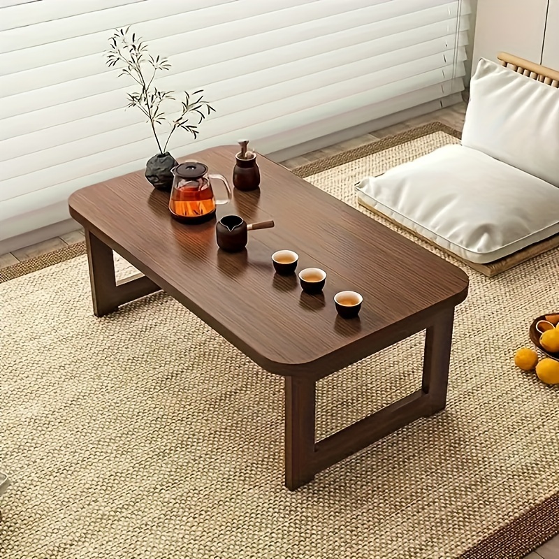 Desktop Organizer Bamboo - Mesa Lateral Portátil Dobrável com Tampo