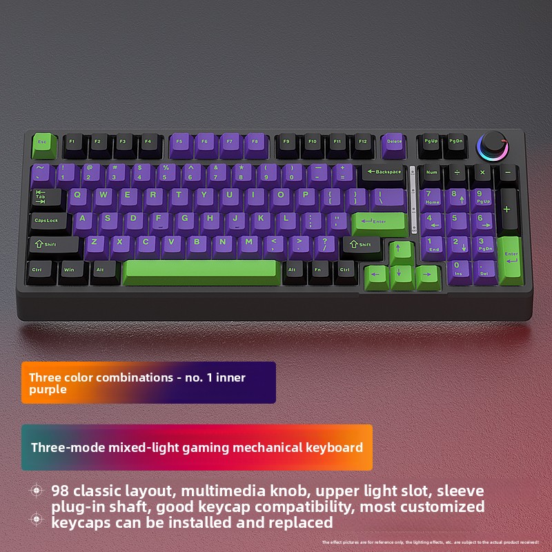 Home Office Uk Number - Teclado Mecânico H98 Tema Customizado Mist