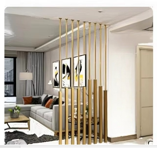 Home Office Interior Design - Divisória de Ambiente em Aço Inoxidável