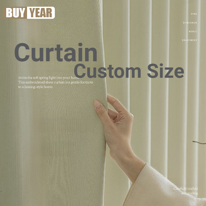 Home Office Buy - Cortinas Blackout de Chenille Dupla Face