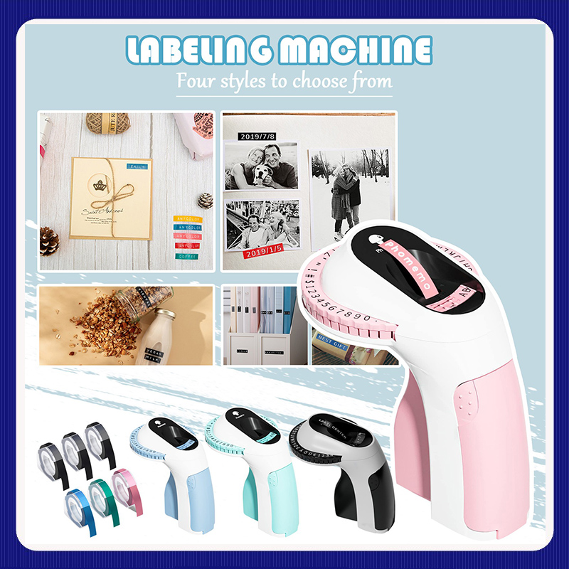 Label Maker Machine - Impressora de etiquetas 3d, fita de