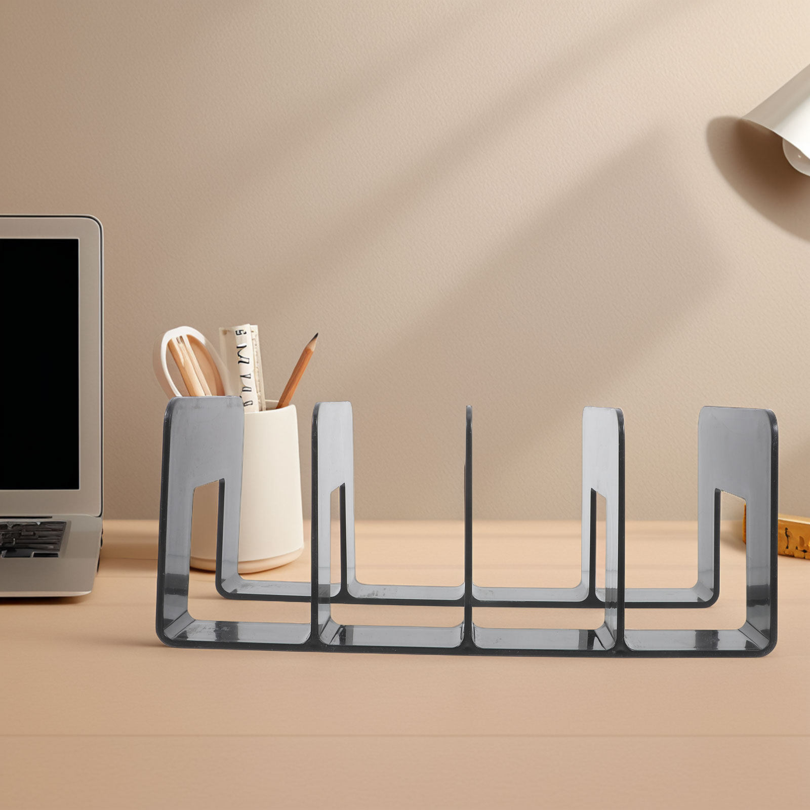 Home Office And Library - Organizador de Livros de Mesa Multicompartimentado