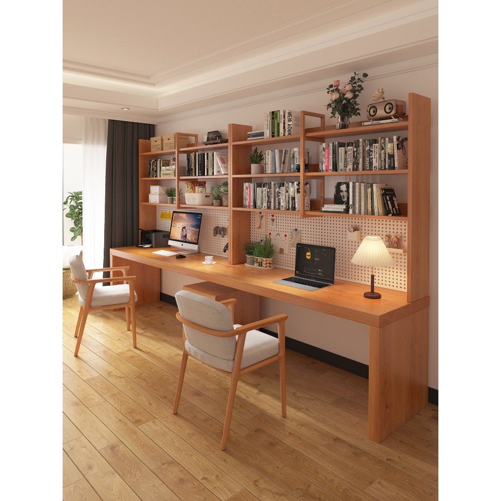 Home Office Trabalho - Estante de Livros de Madeira Sólida