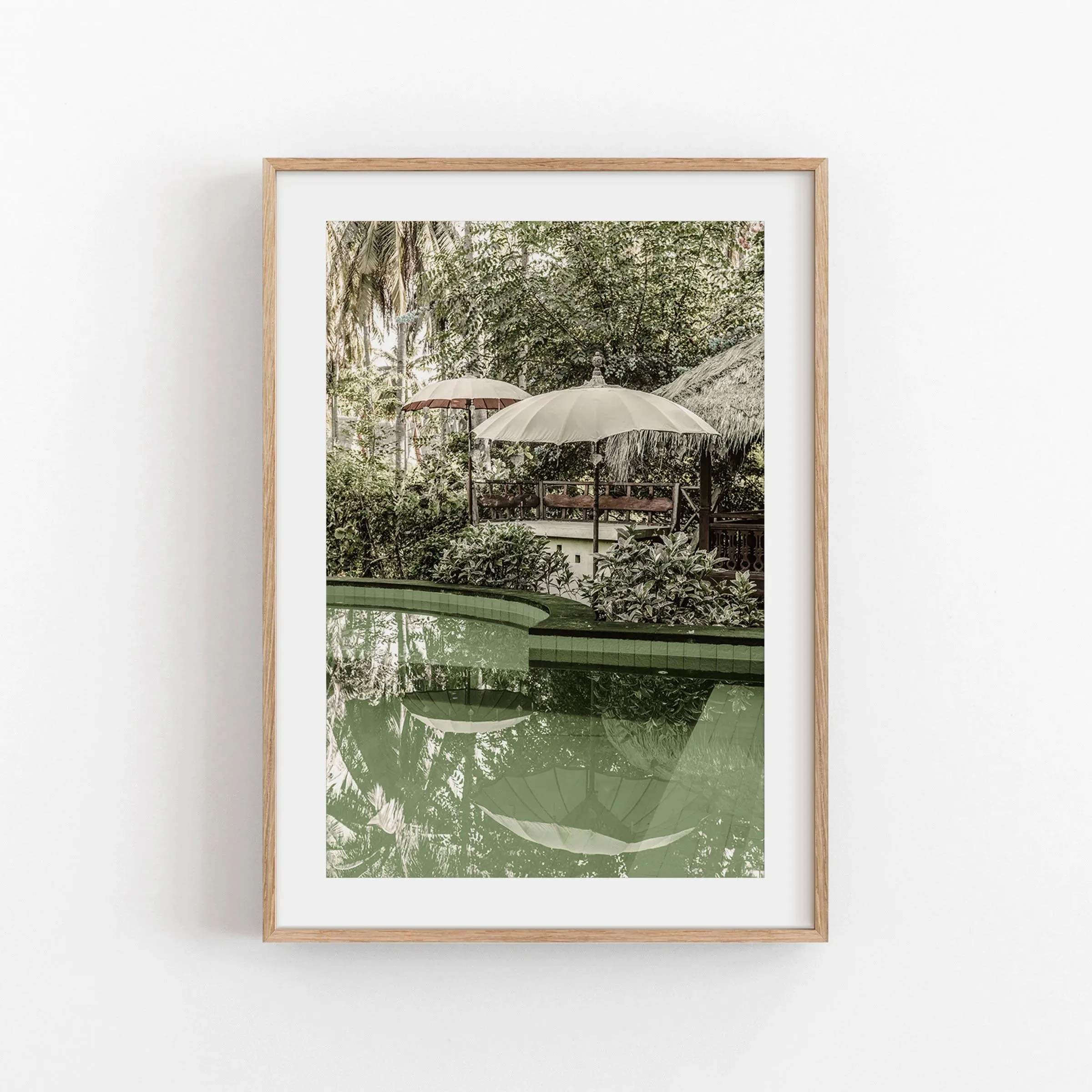 Home Office Bali - Impressão em Tela de Paisagem Asiática