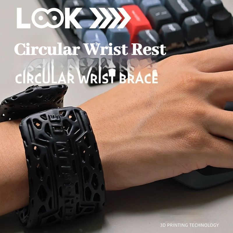 Suporte de pulso circular impr - Wrist Rest Pad avaliação e preço