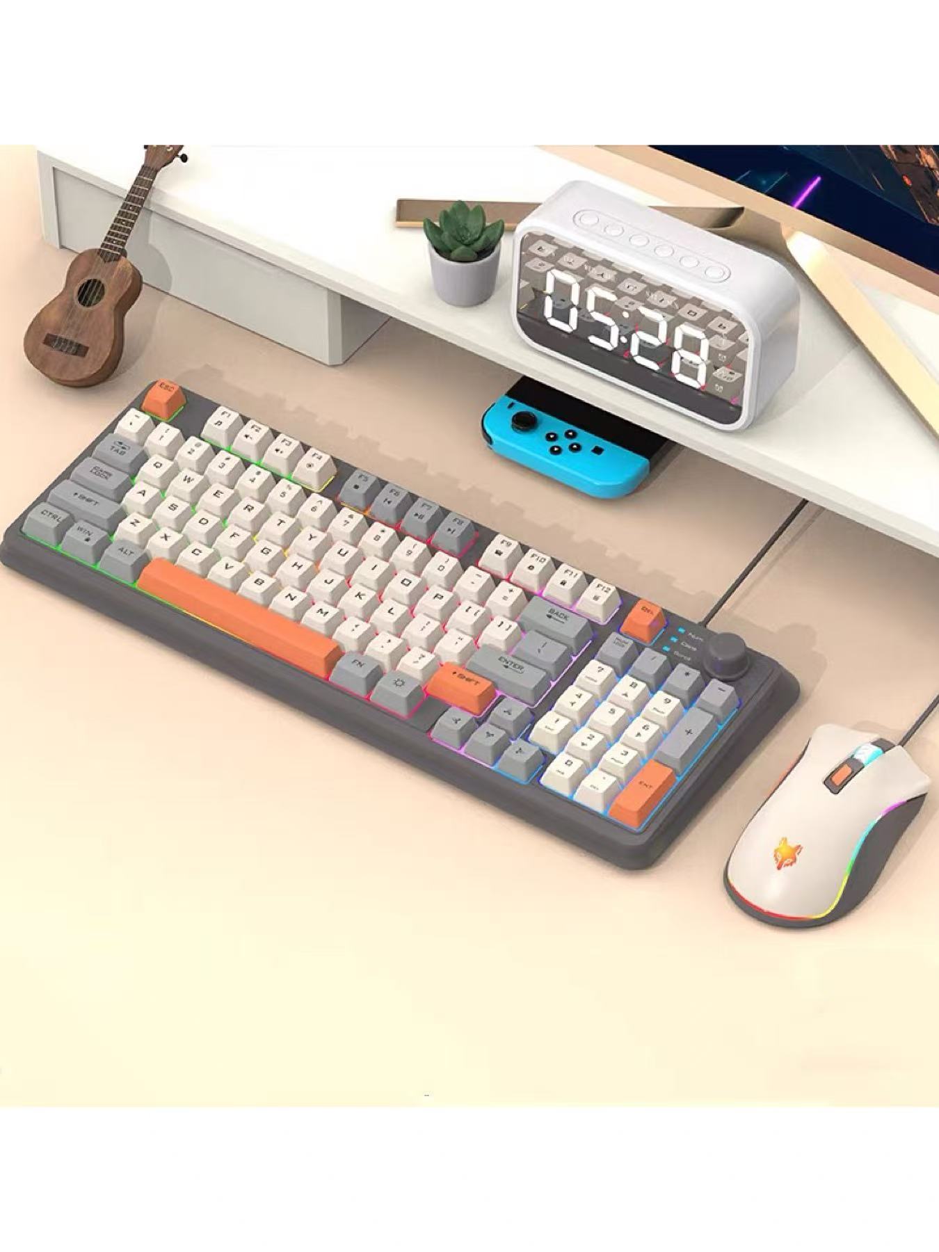 Conjunto de Teclado e Mouse US - Home Office Uk Number avaliação e preço