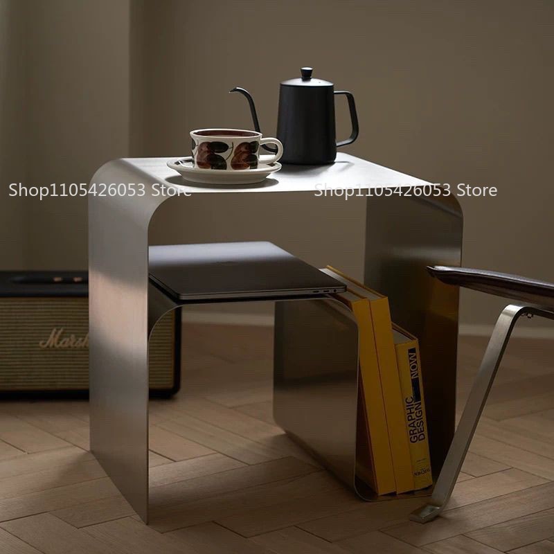 Mesa Lateral Moderna em Aço In - Home Office Sofa avaliação e preço