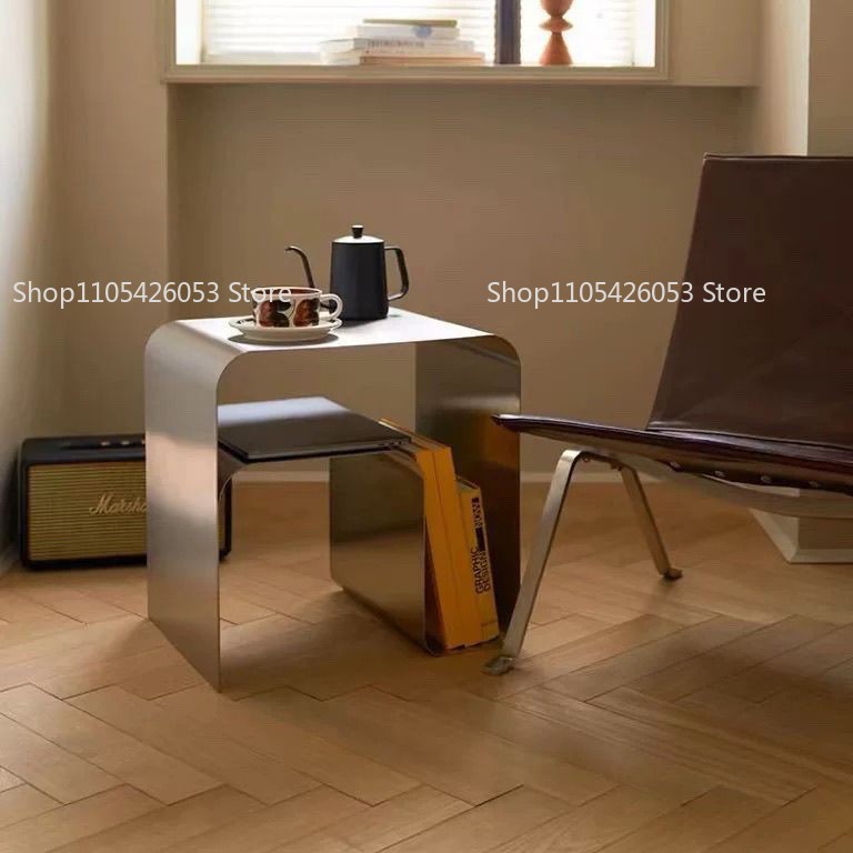 Mesa Lateral Moderna em Aço In - Home Office Sofa avaliação e preço
