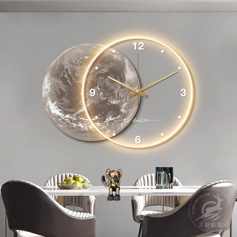Relógio de parede de luxo do v - Home Office Interior Design avaliação e preço
