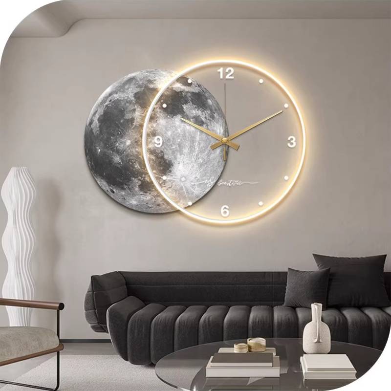 Relógio de parede de luxo do v - Home Office Interior Design avaliação e preço