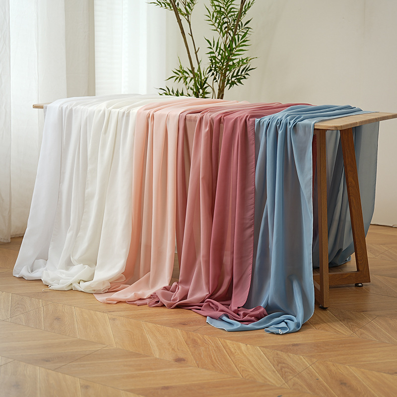 Caminho de mesa em chiffon esp - Home Office News avaliação e preço