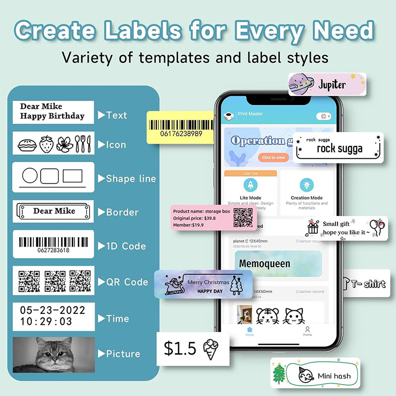 Etiqueta para impressora de et - Label Maker Machine avaliação e preço