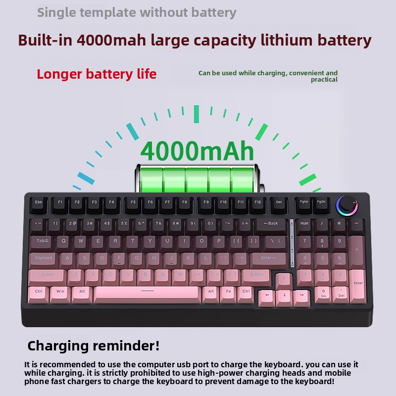 Teclado Mecânico H98 Tema Cust - Home Office Uk Number avaliação e preço