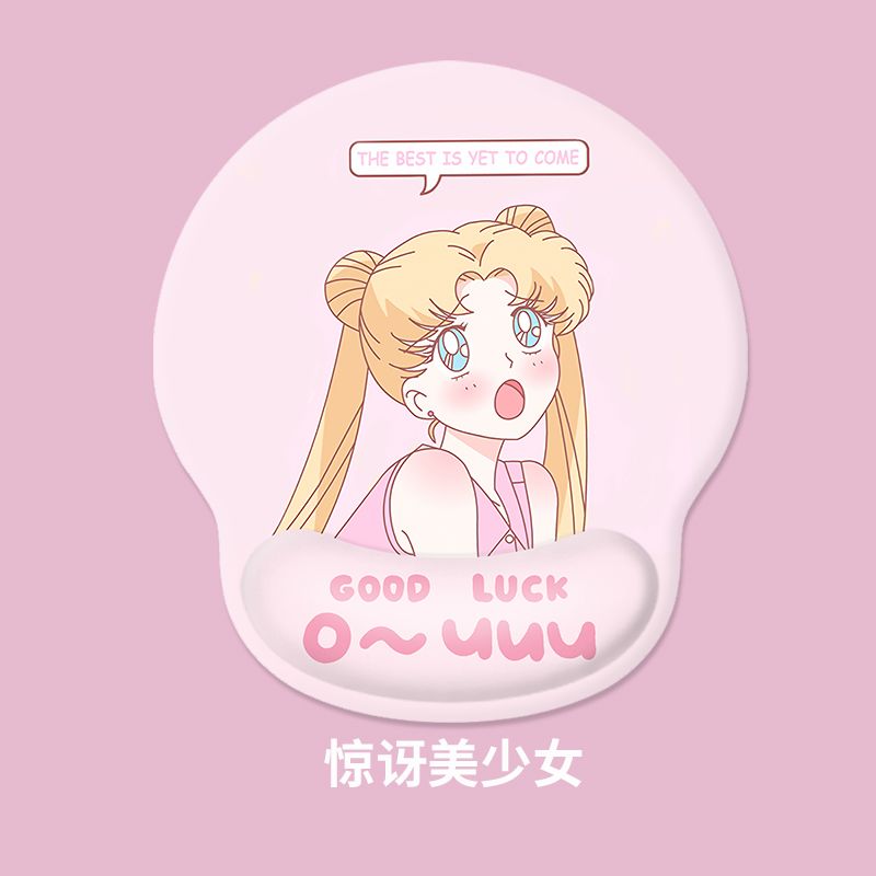 Sailor moon escritório mouse p - Wrist Rest Pad avaliação e preço