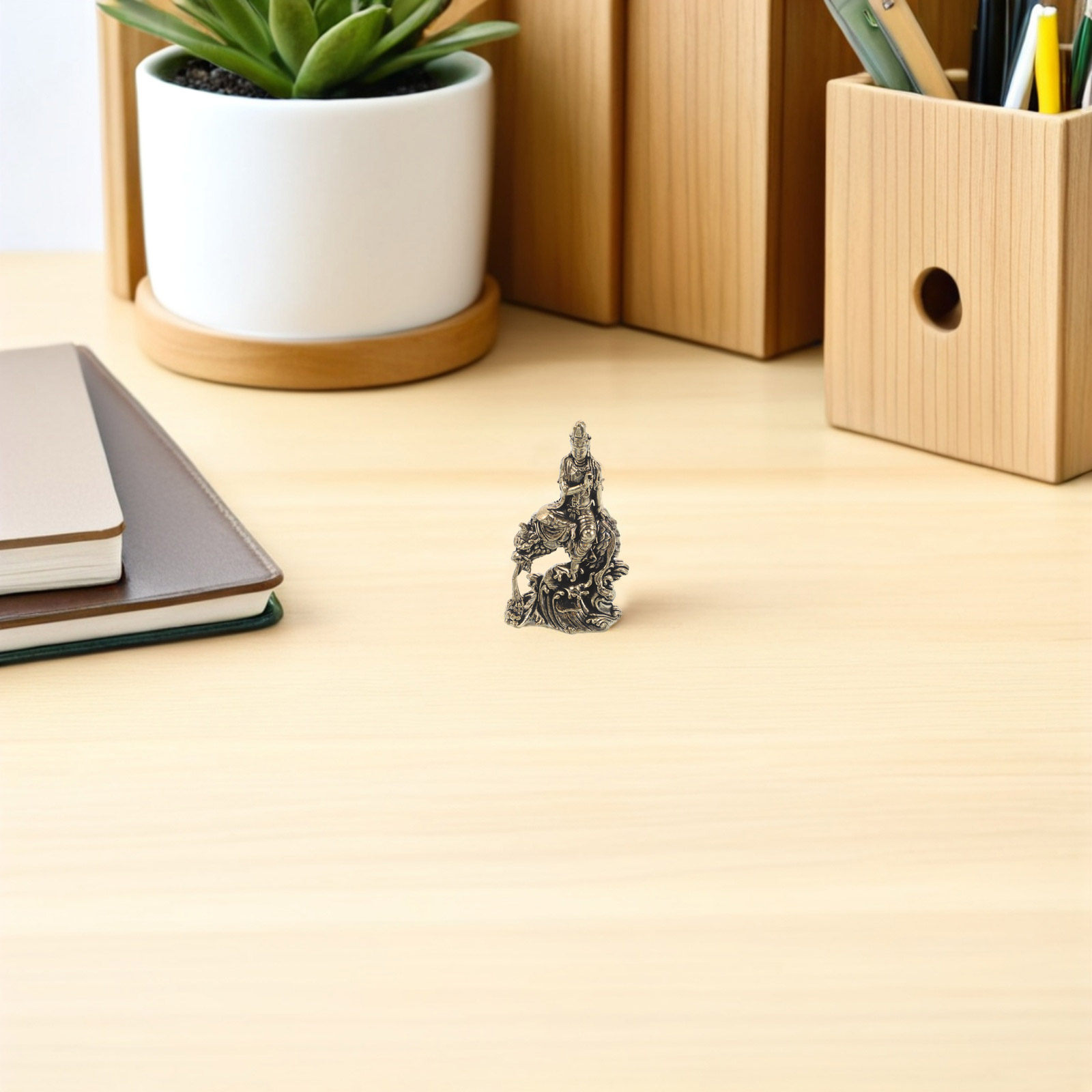 Escultura Vintage de Guan Yin  - Home Office Feng Shui avaliação e preço