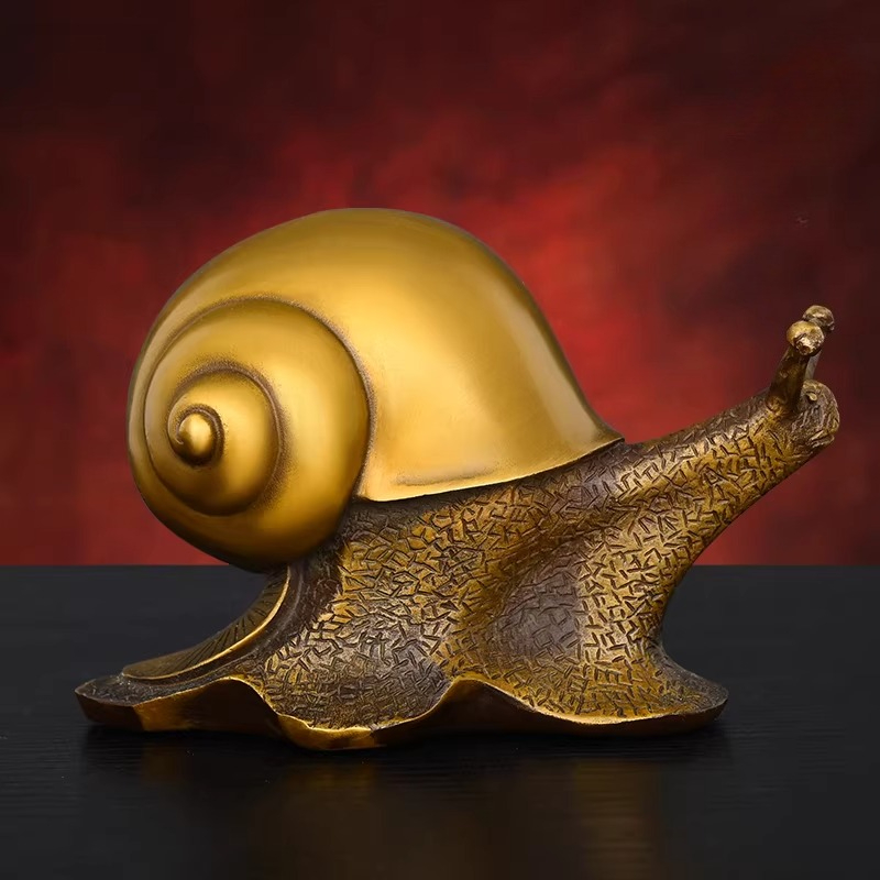 Estatueta Criativa de Caracol  - Home Office Feng Shui avaliação e preço