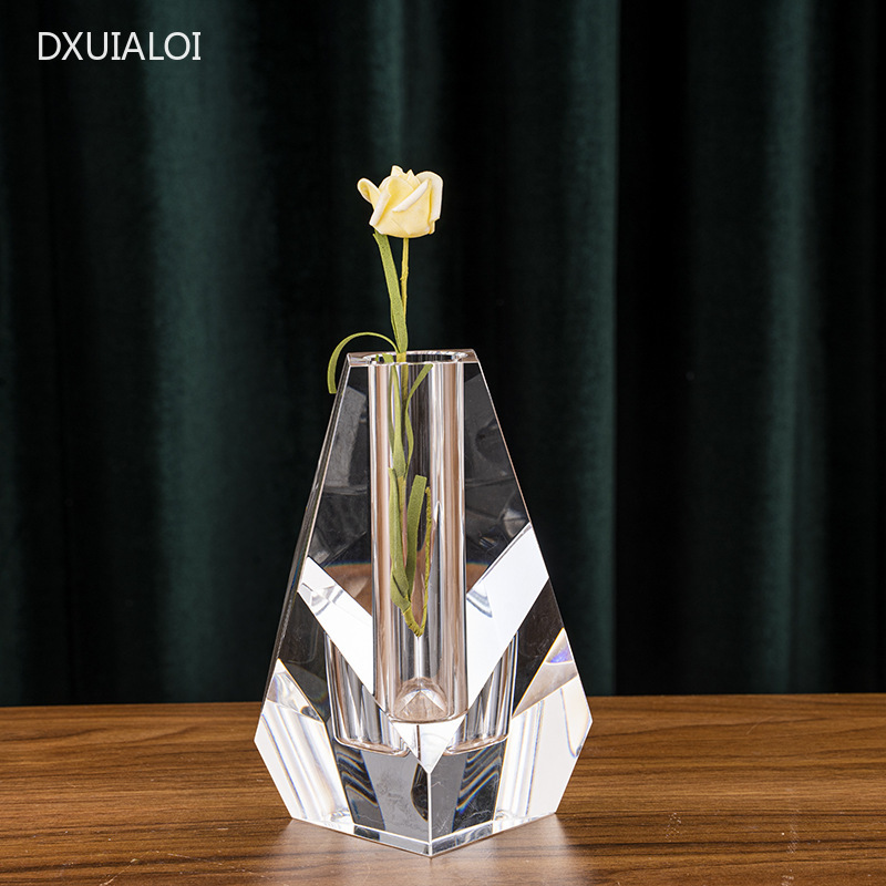 Vaso de cristal moderno e mini - Home Office Interior Design avaliação e preço