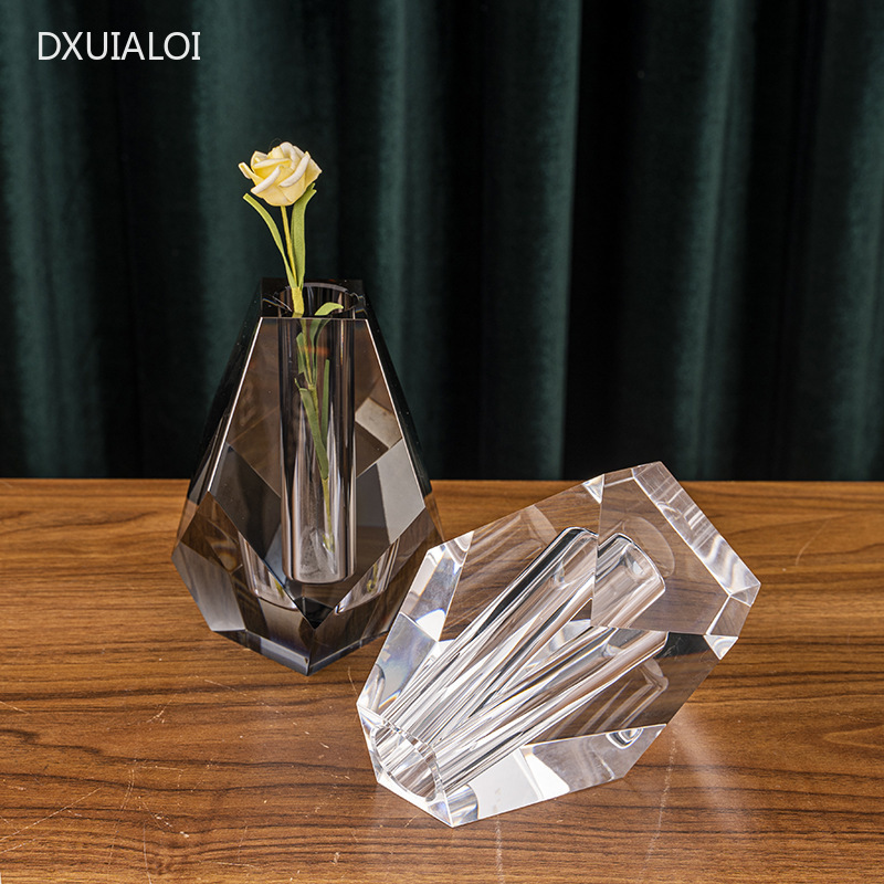 Vaso de cristal moderno e mini - Home Office Interior Design avaliação e preço