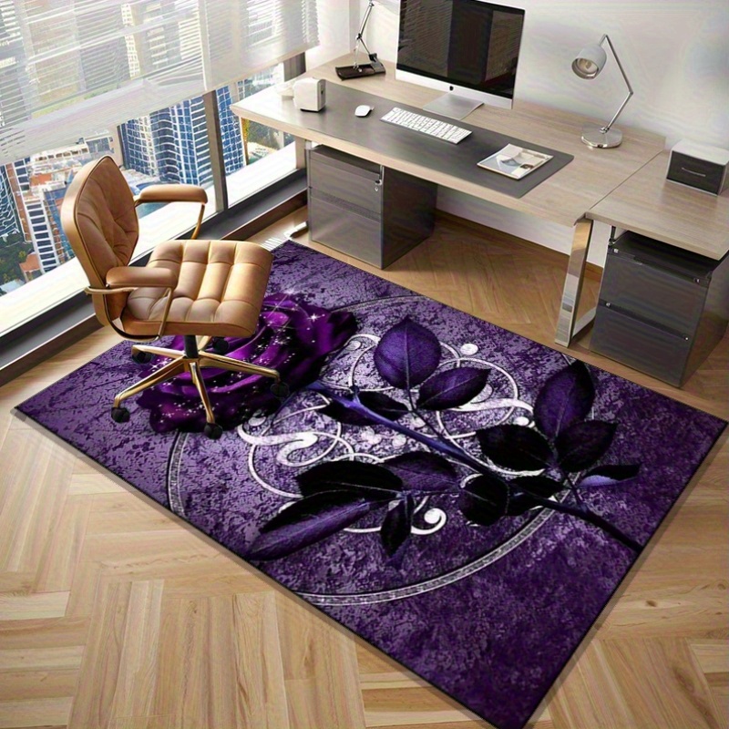 Tapete Folha Roxa para decoraç - Home Office Interior Design avaliação e preço