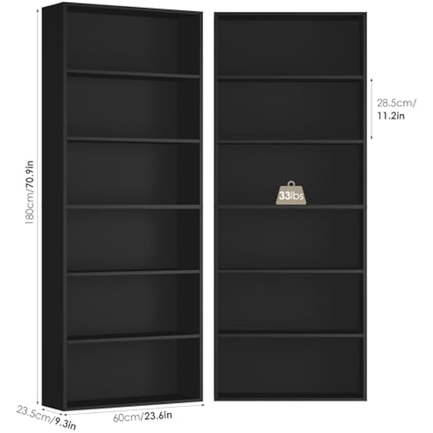 Estante Alta de 6 Níveis FOTOS - Home Office And Library avaliação e preço