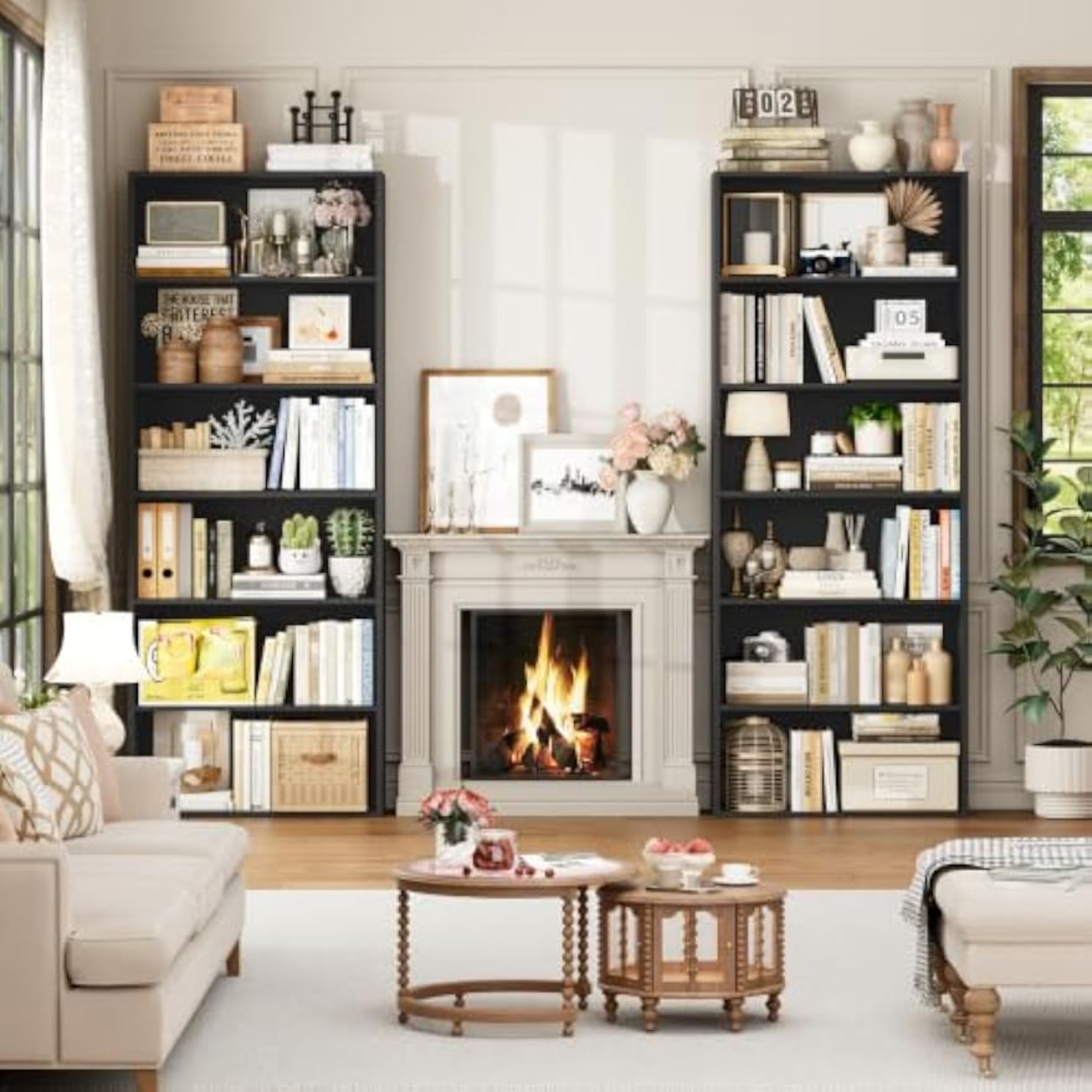 Estante Alta de 6 Níveis FOTOS - Home Office And Library avaliação e preço