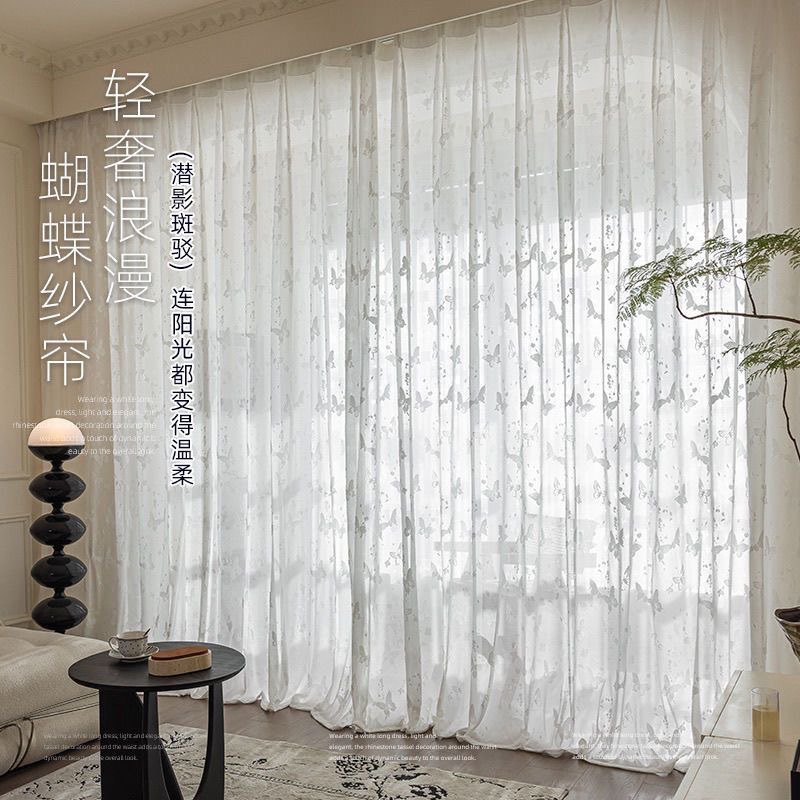 Cortinas de Gaze Branca Luxuos - Home Office Buy avaliação e preço