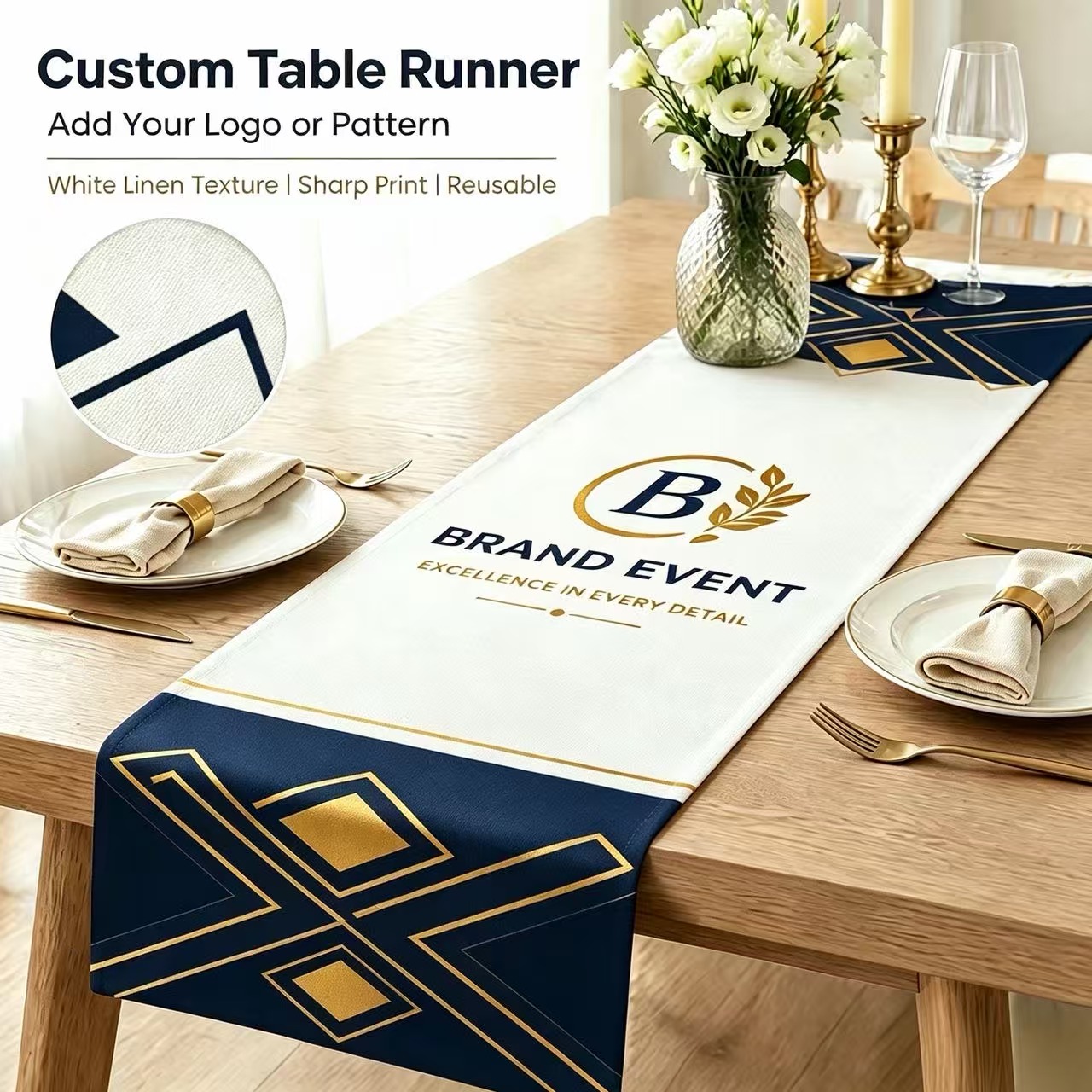 Caminho de Mesa Personalizado  - Home Office News avaliação e preço