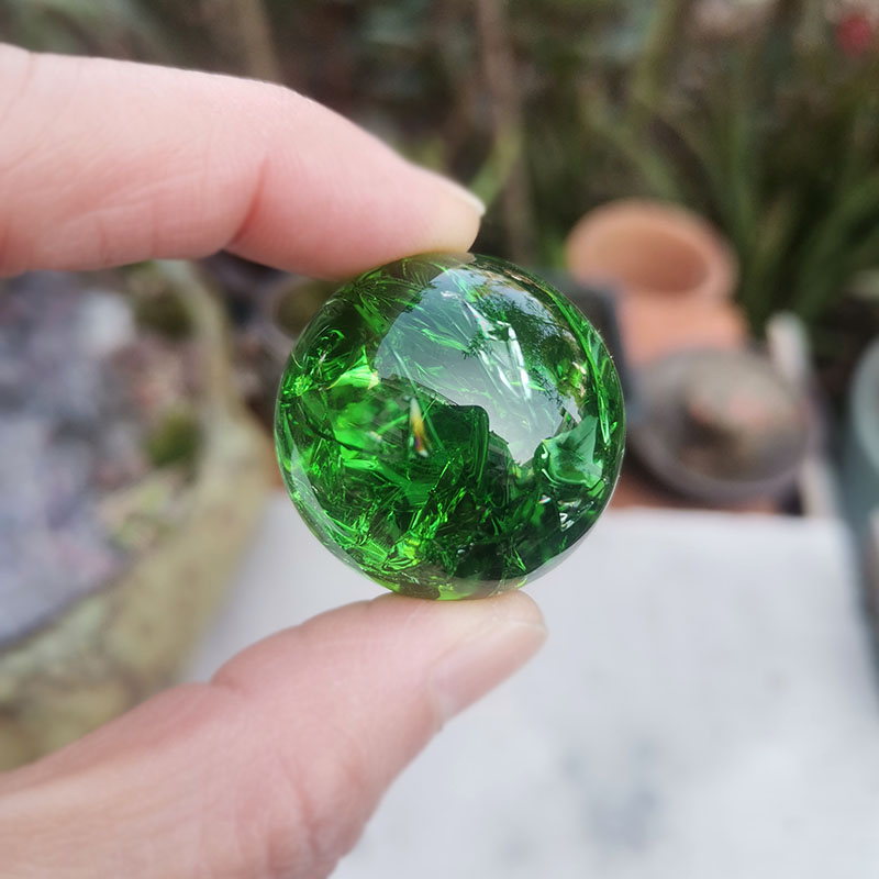 Bola De Crack De Gelo De Crist - Home Office Feng Shui avaliação e preço