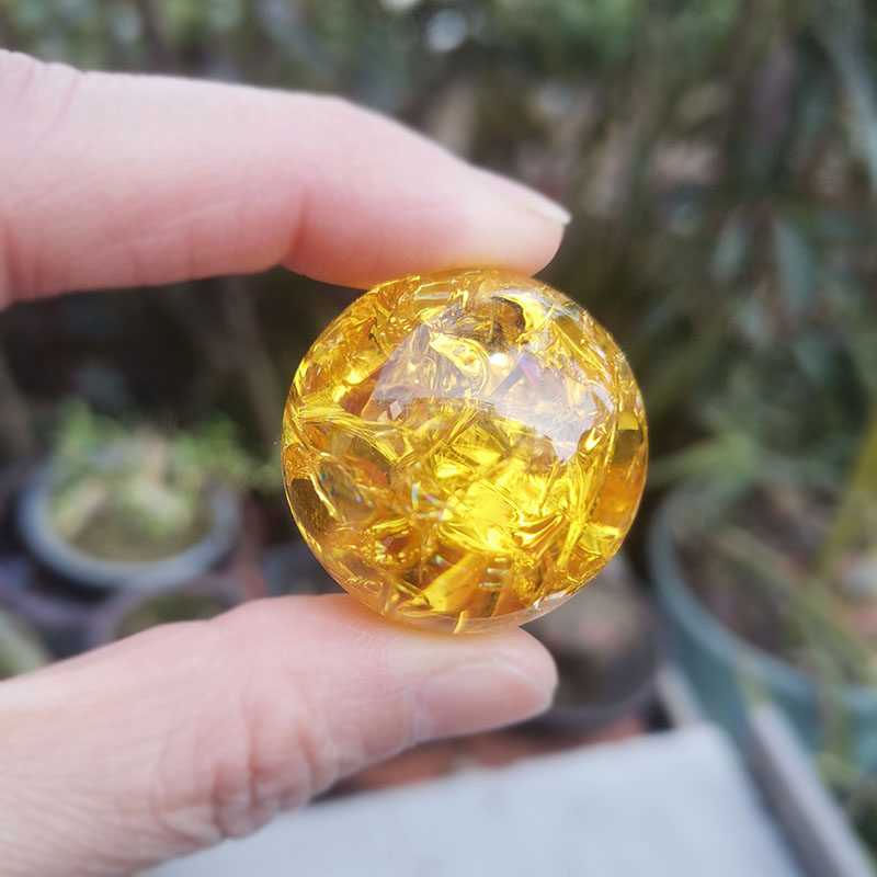 Bola De Crack De Gelo De Crist - Home Office Feng Shui avaliação e preço
