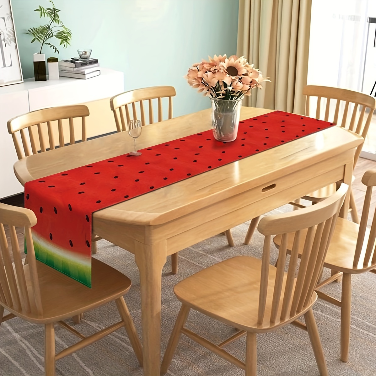 Toalha de Mesa de Verão com Es - Home Office News avaliação e preço