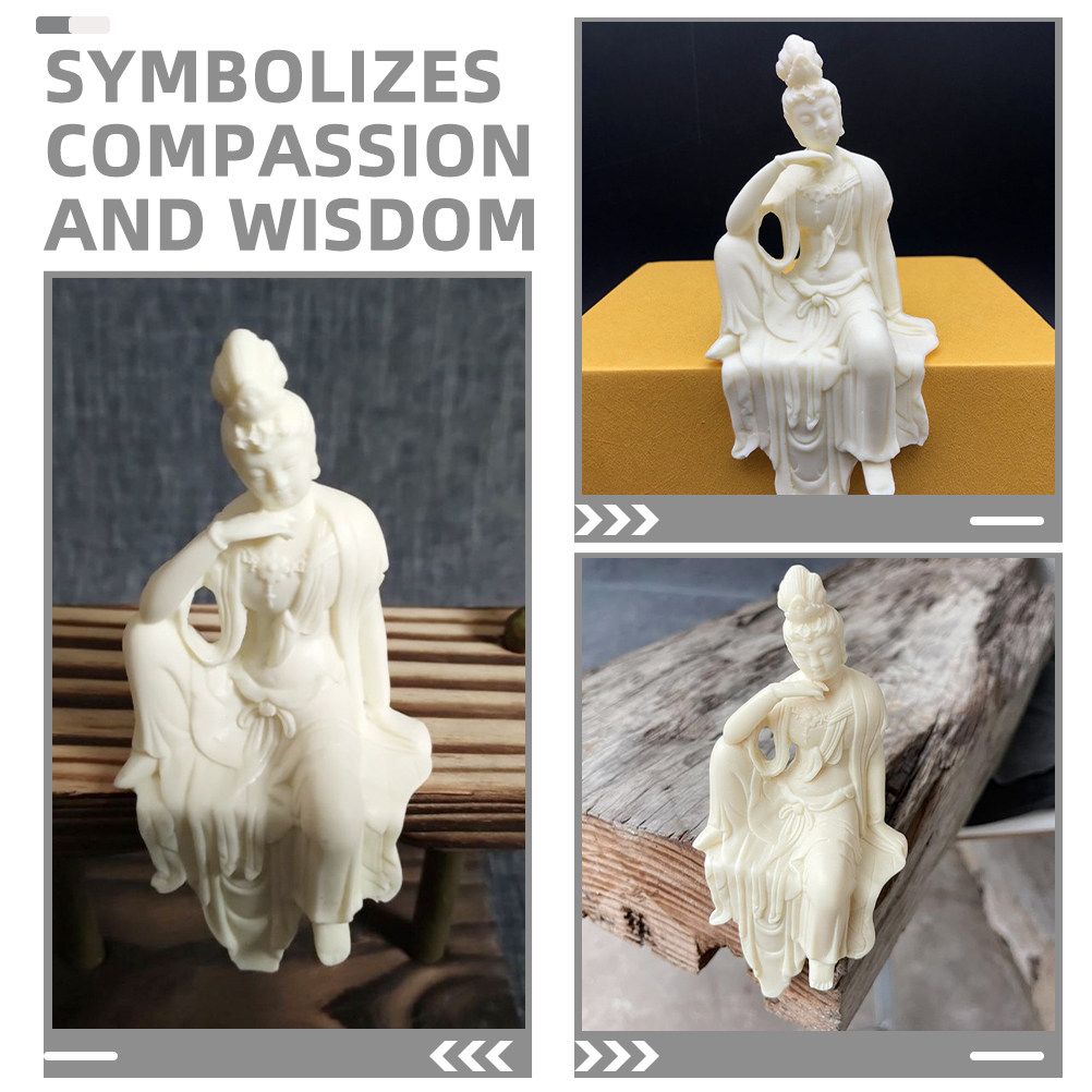 Estátua de Buda Guanyin Esculp - Home Office Feng Shui avaliação e preço