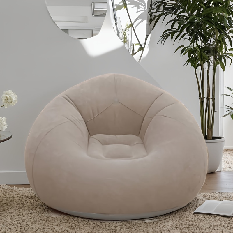 Cadeira inflável flocada do so - Home Office Sofa avaliação e preço
